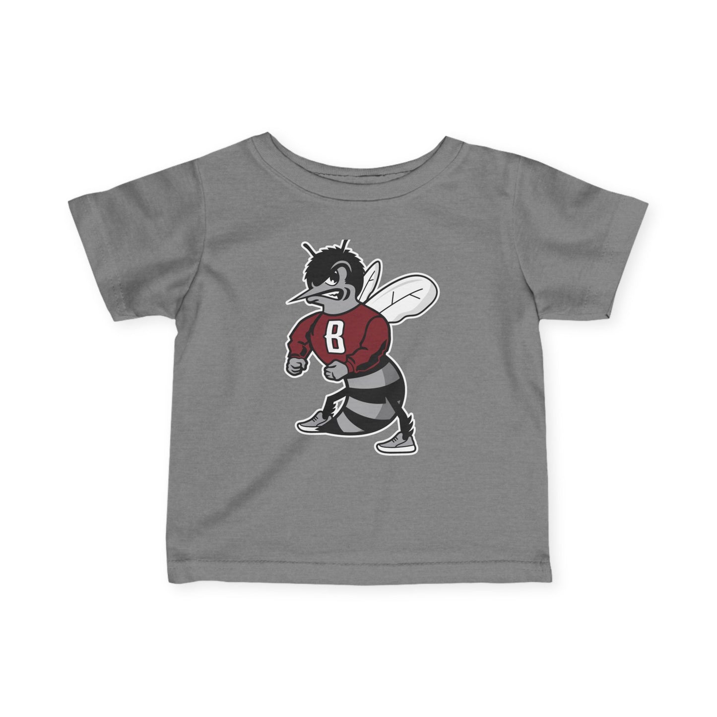 Toddler Gray Bee Short-Sleeve Tee