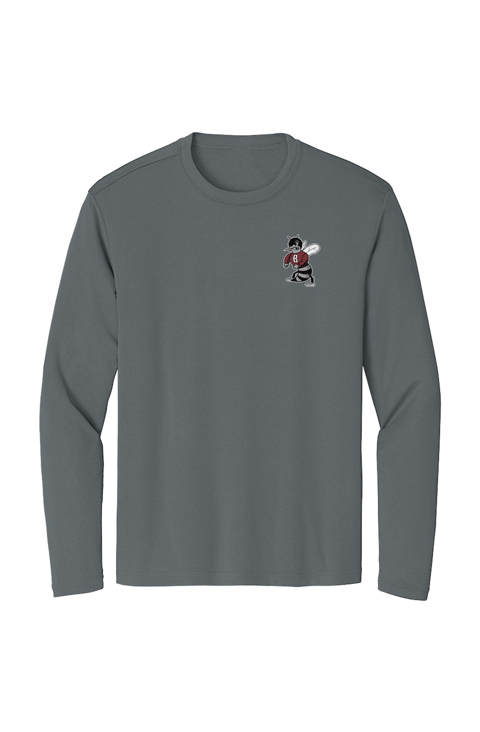 Sport-Tek Gray Bee Long Sleeve T-Shirt