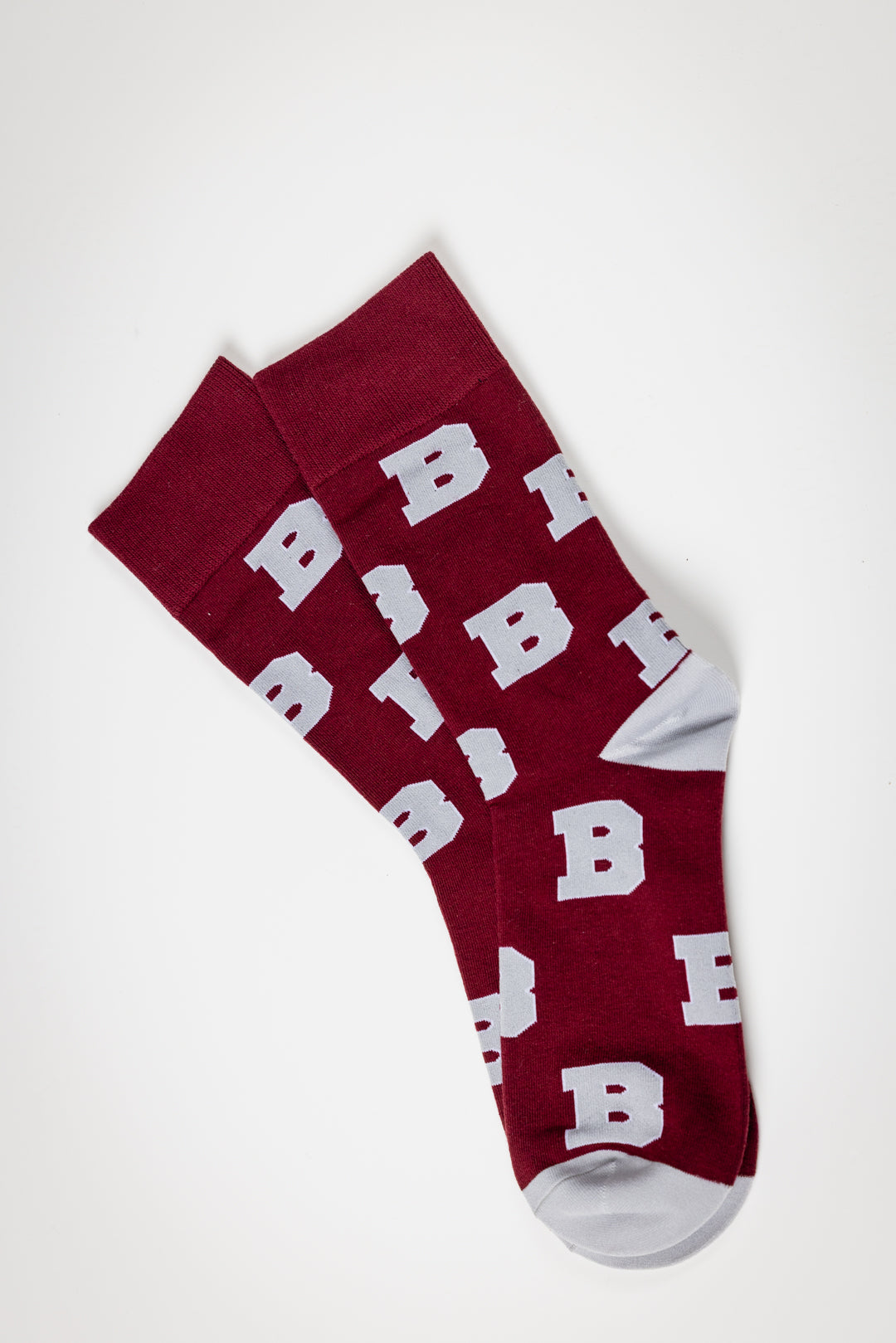 "B" Crew Socks