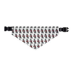 Gray Bee Pet Bandana Collar