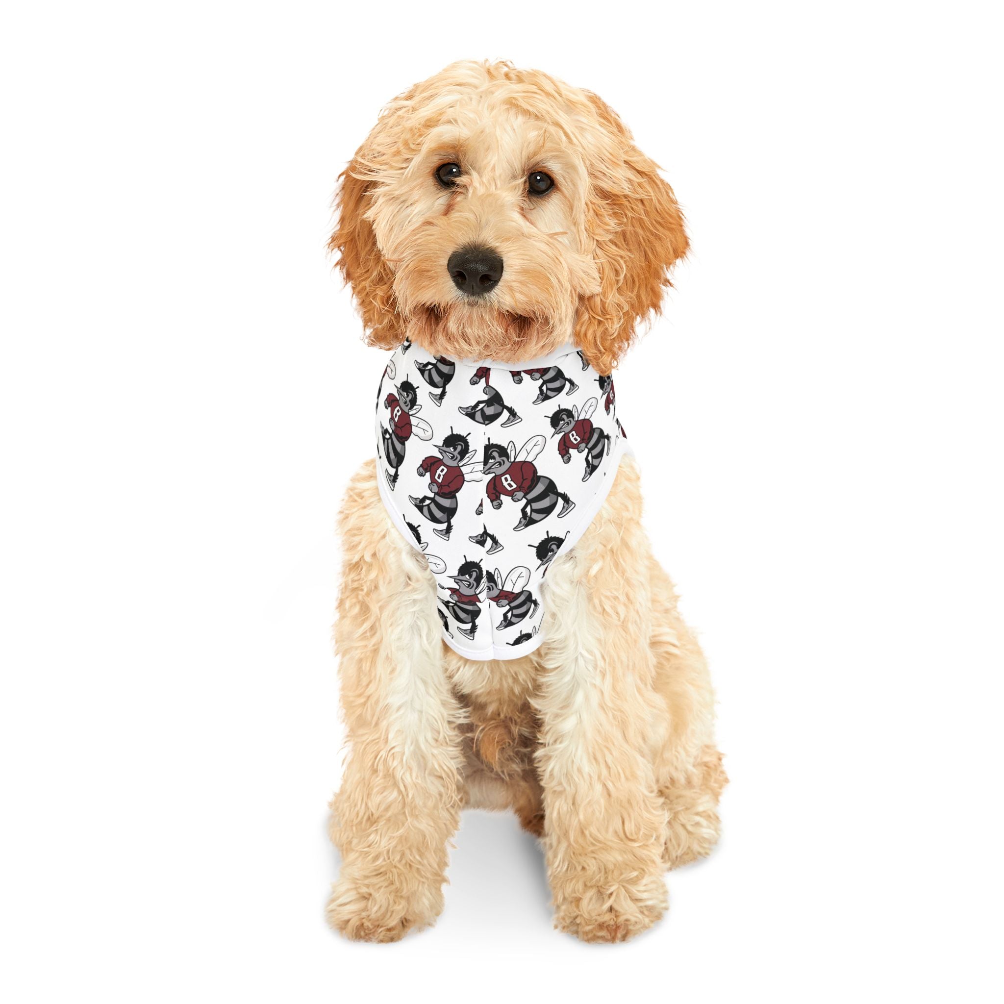 Gray Bee Pet Hoodie