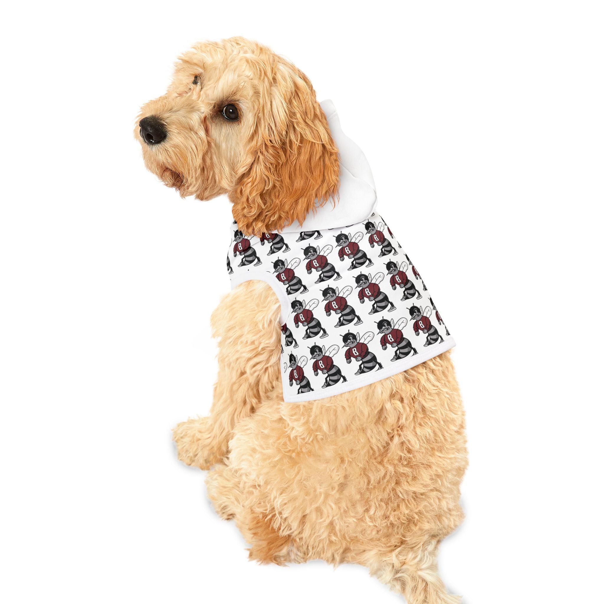 Gray Bee Pet Hoodie