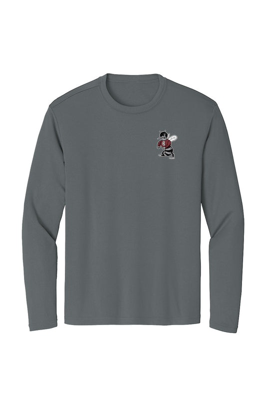 Sport-Tek Gray Bee Long Sleeve T-Shirt